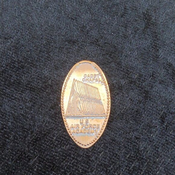 Vintage Cadet Chapel U.S. Air Force Academy Copper Souvenir - Picture 2 of 3